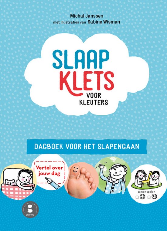 Slaapklets voor kleuters. Dagboek voor het slapengaan.